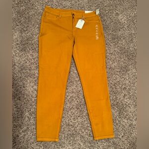 Maurices Women's Mustard Jeggings